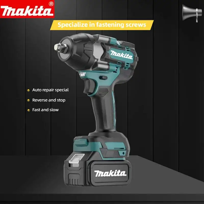 Torque Wrench - Makita DTW700 Draadloze Borstelloze Slagmoersleutel 18V,